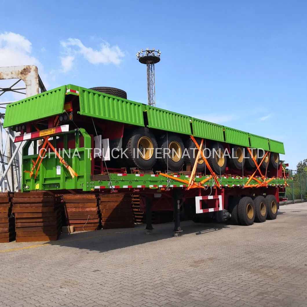 40FT Tri-Axle Heavy Duty Cargo Truck Utility Semi Trailer Truck Trailer