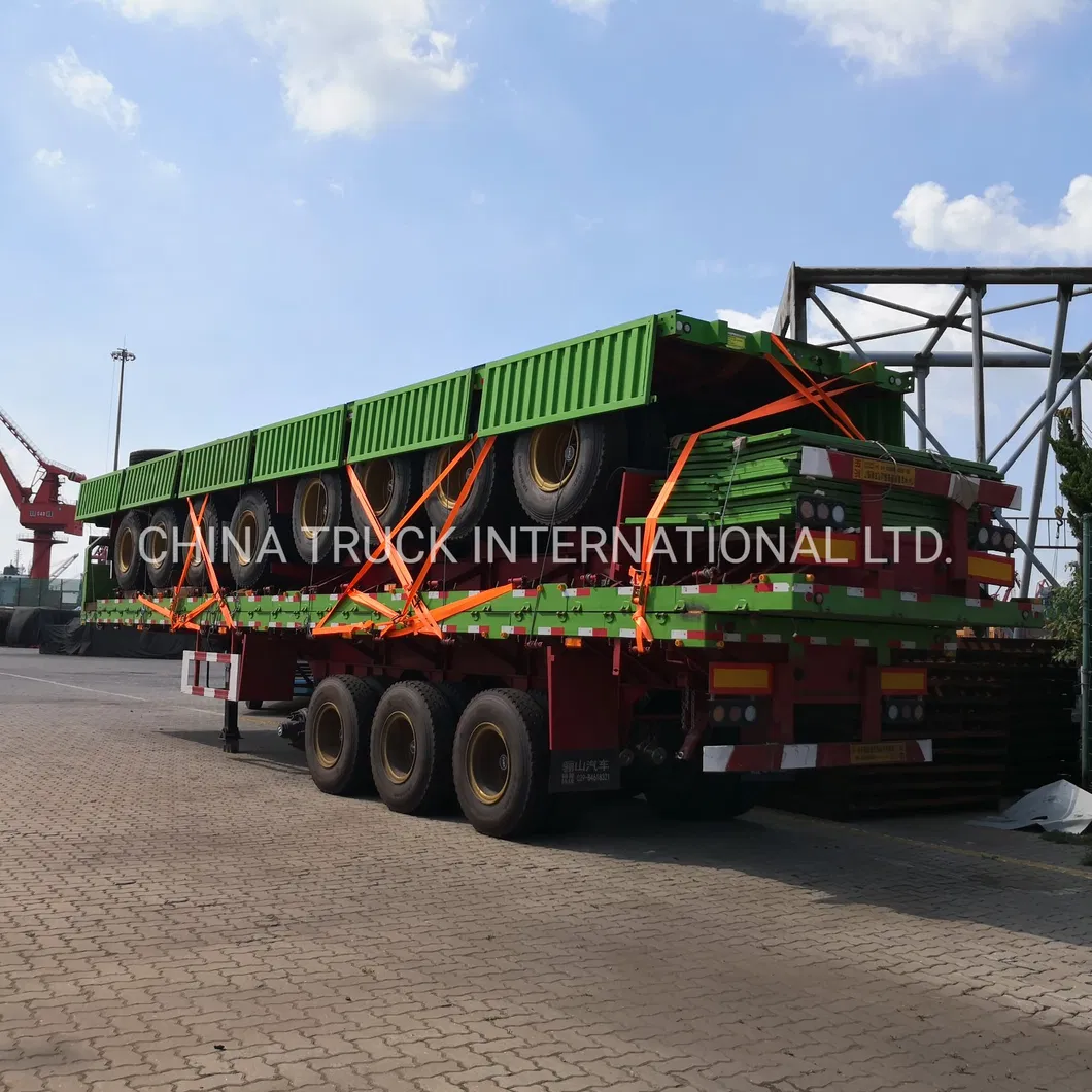 40FT Tri-Axle Heavy Duty Cargo Truck Utility Semi Trailer Truck Trailer