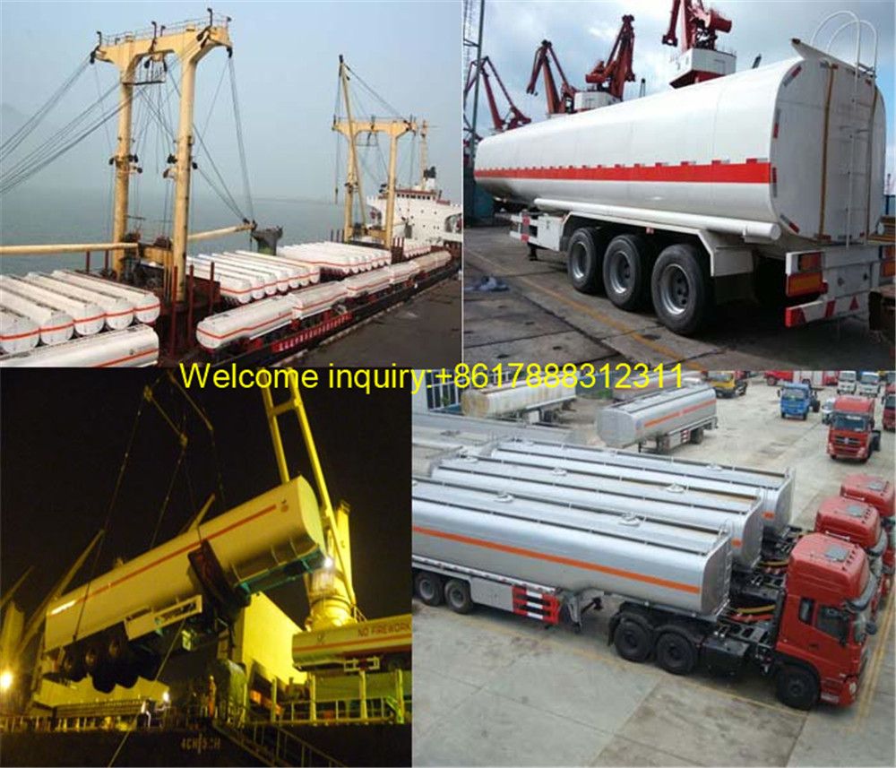 42000 Liters Fuel Tanker Trailers Water Tanker Trailer
