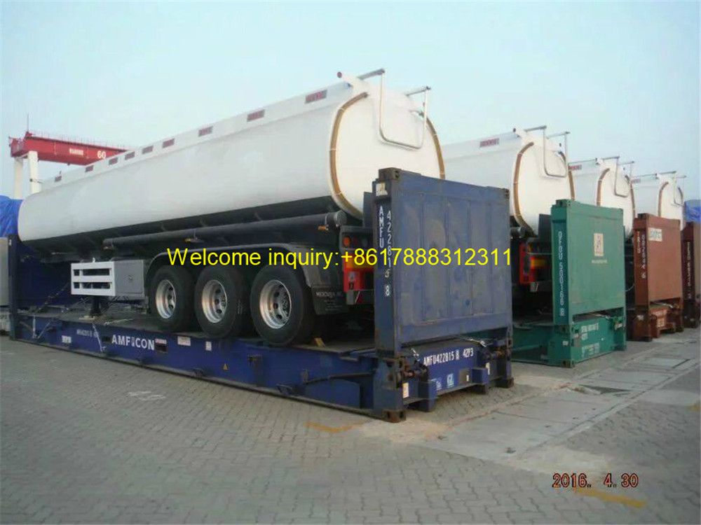 42000 Liters Fuel Tanker Trailers Water Tanker Trailer