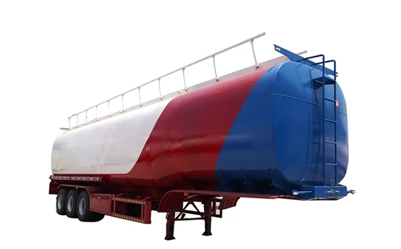 42m3 Aluminum Alloy Oil Transport Semi-Trailer/Fuel Tanker with Low Price