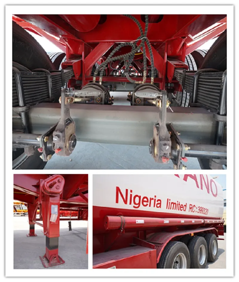 42m3 Aluminum Alloy Oil Transport Semi-Trailer/Fuel Tanker with Low Price