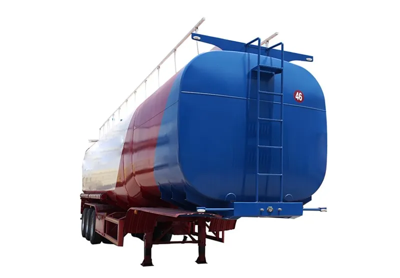 42m3 Aluminum Alloy Oil Transport Semi-Trailer/Fuel Tanker with Low Price