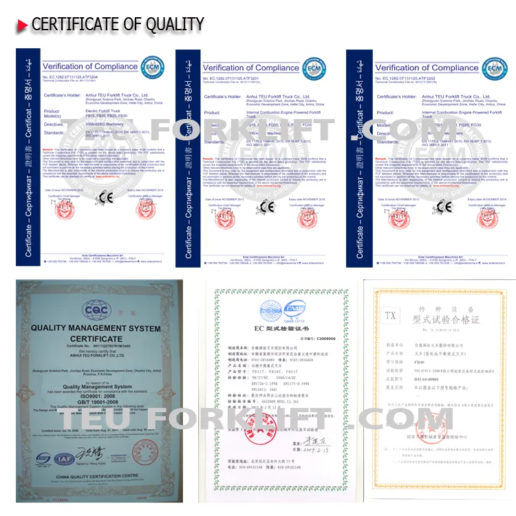 4t 4000kg Gas/LPG Forklift