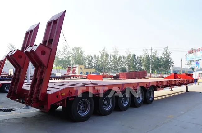5 Axles 100 Ton Low Bed Trailer