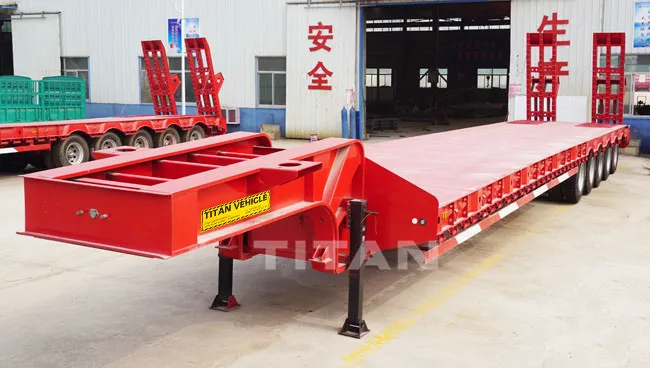 5 Axles 100 Ton Low Bed Trailer