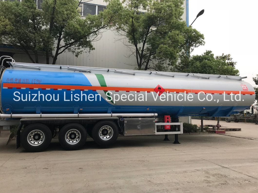 50 Cbm 50000 Liters Oil Tank Trailer Fuel Tanker Semi Trailer