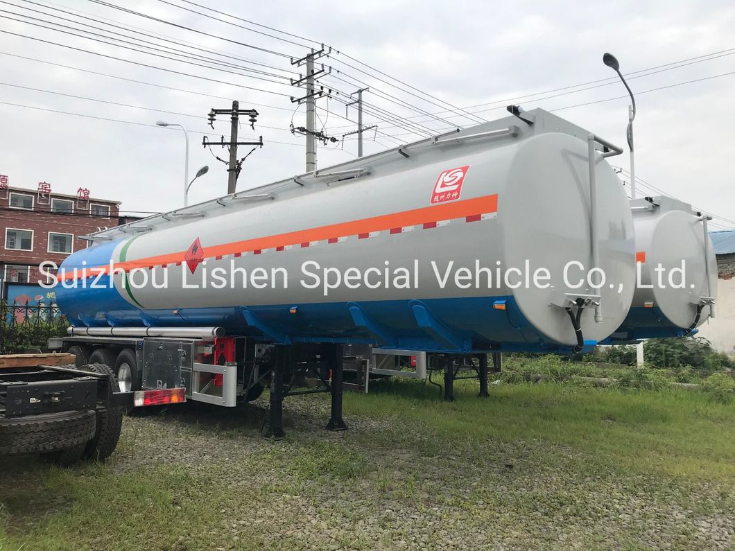 50 Cbm 50000 Liters Oil Tank Trailer Fuel Tanker Semi Trailer