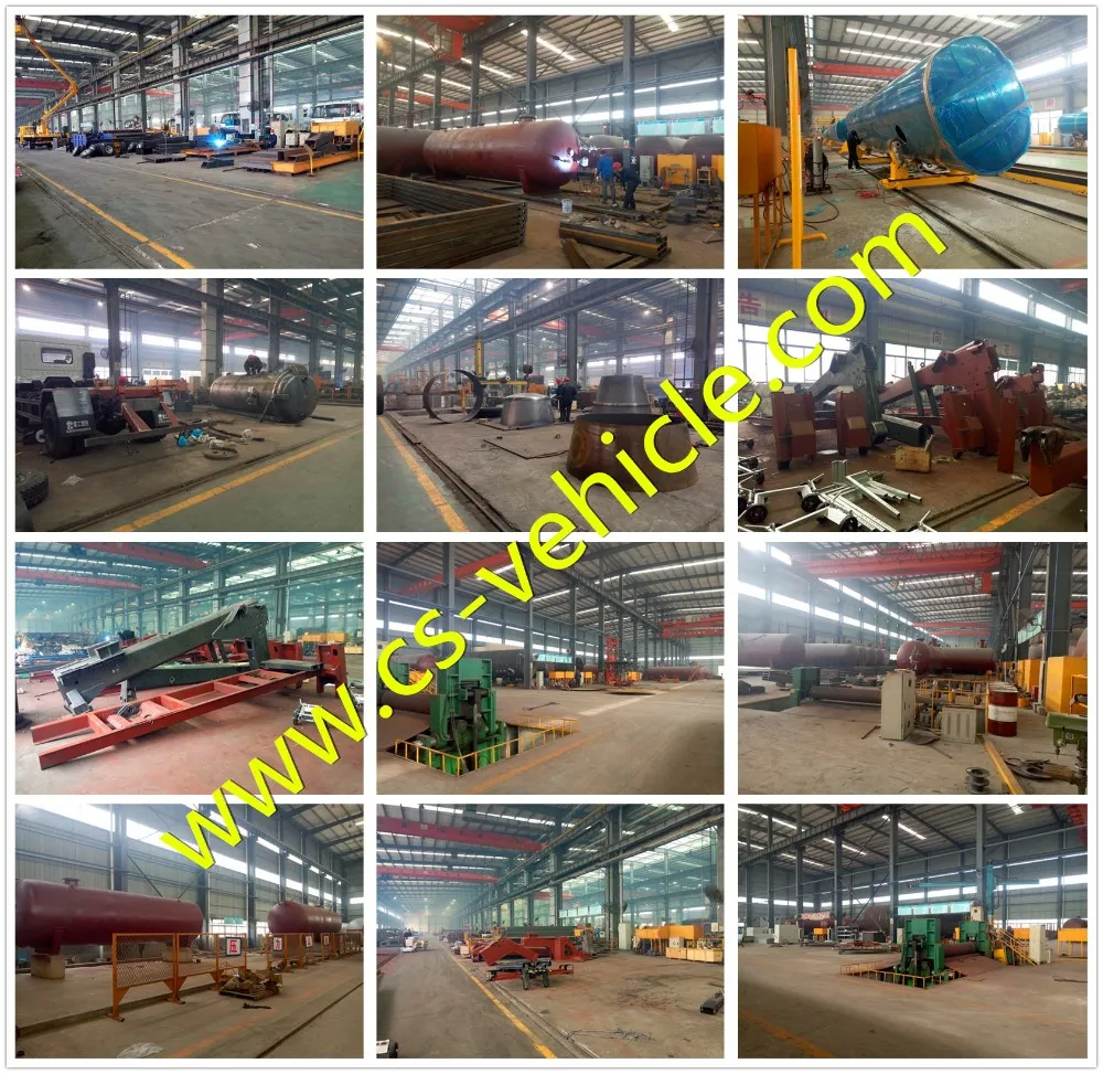50000liters LPG Transport Tank Trailer ASME S516 3 Axle 25tons LPG Tank Trailer