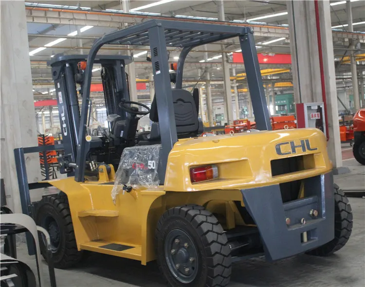 5000kg 5 Tonne 5t 5 Ton Diesel Forklift with Mitsubishi Engine