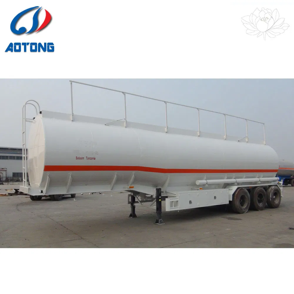 54000L Axle Lift Fuel Tanker Trailer Oil Tanker Transport Trailer for Sale