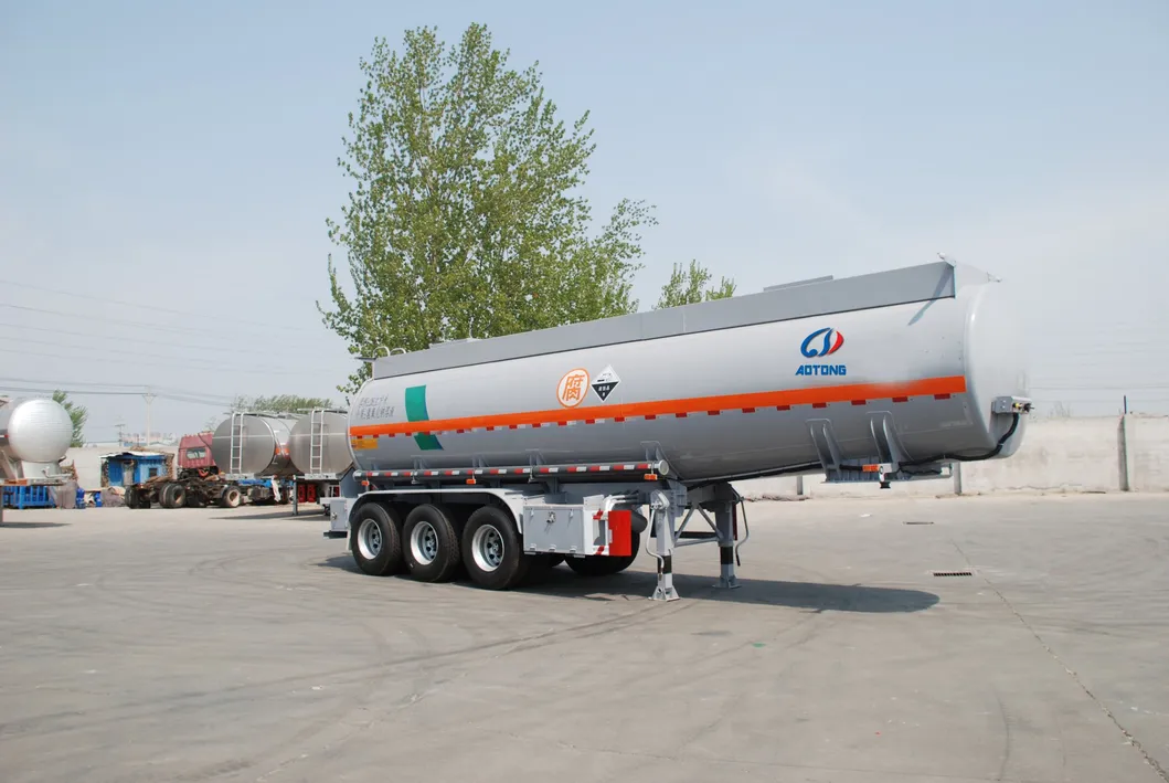 54000L Axle Lift Fuel Tanker Trailer Oil Tanker Transport Trailer for Sale