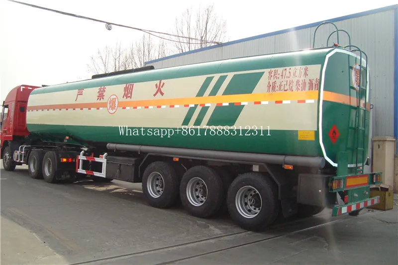 55000 Litres Oil Fuel Tanker Semi Trailer with Low Price