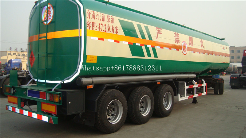55000 Litres Oil Fuel Tanker Semi Trailer with Low Price