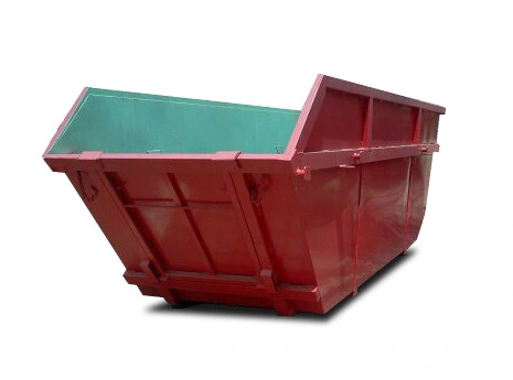 5cbm Stackable Square Steel Advertising Garbage Waste Skip Bin