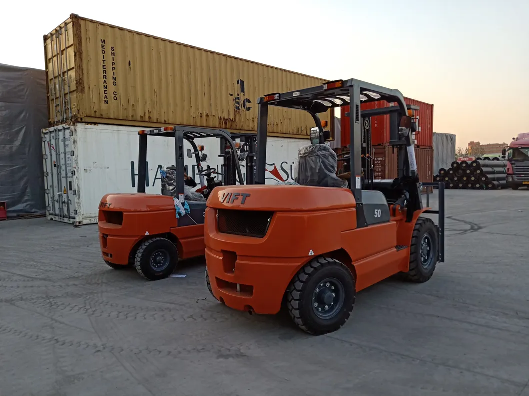 5t Diesel Type Construction Machinery High Strength Forklift for Sale