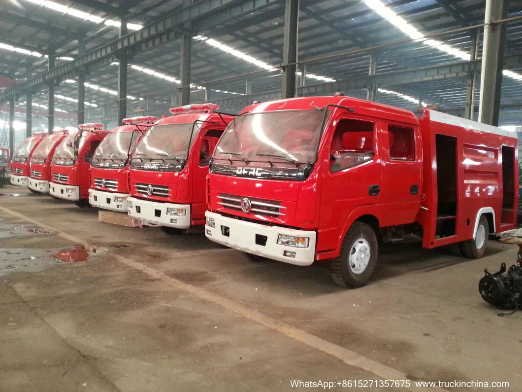 600p Double Cabin Is Zu Fire Truck Nkr Fire Fighting Truck 2500L/3000L for Sale