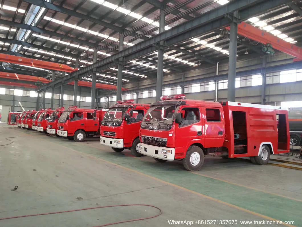 600p Double Cabin Is Zu Fire Truck Nkr Fire Fighting Truck 2500L/3000L for Sale
