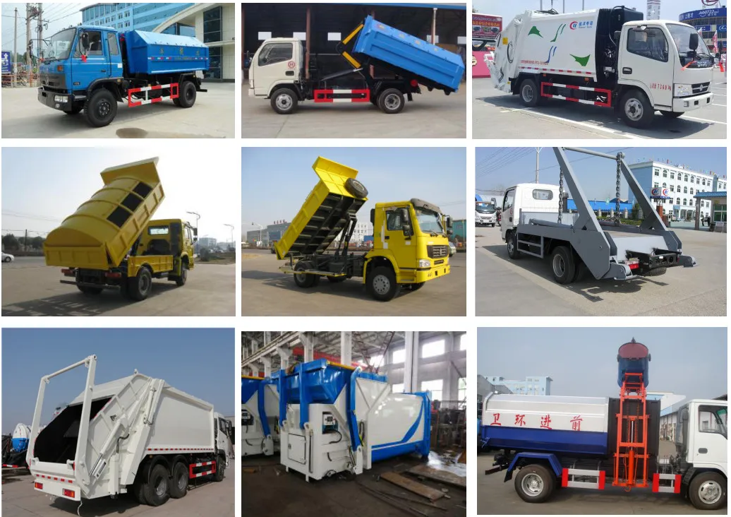 6wheels Dongfeng 8tons 10m3 Garbage Compactor Truck