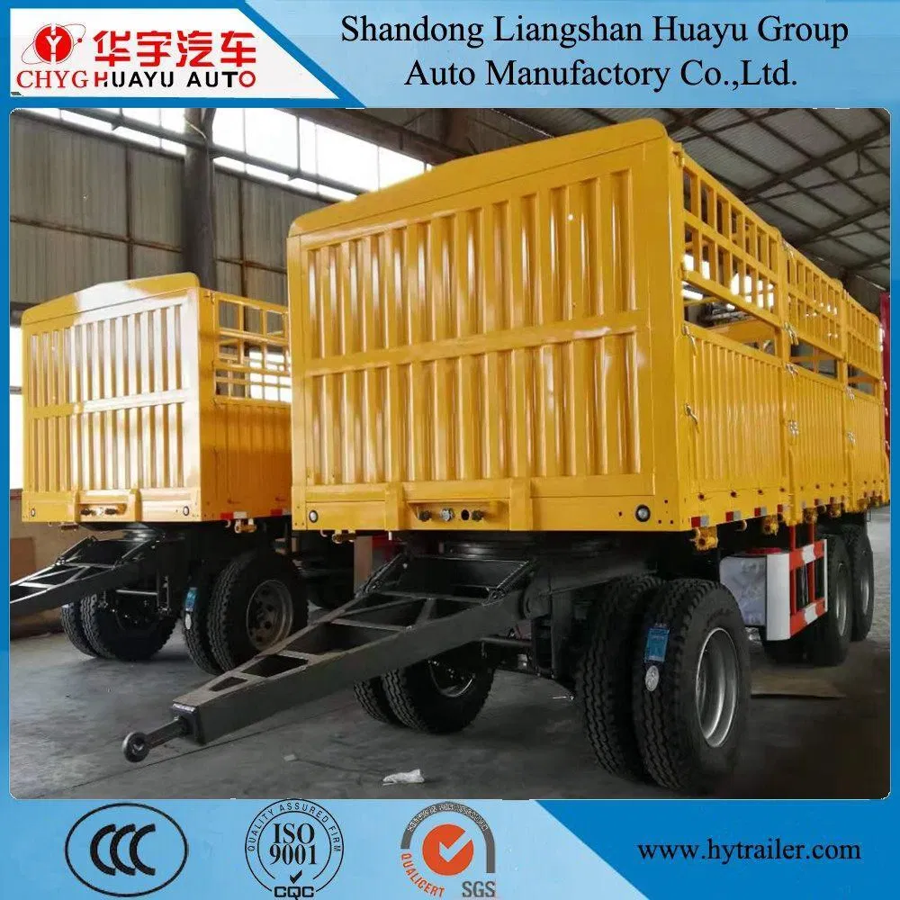 7000 -8000mm Hot Sale Flatbed Full Trailer