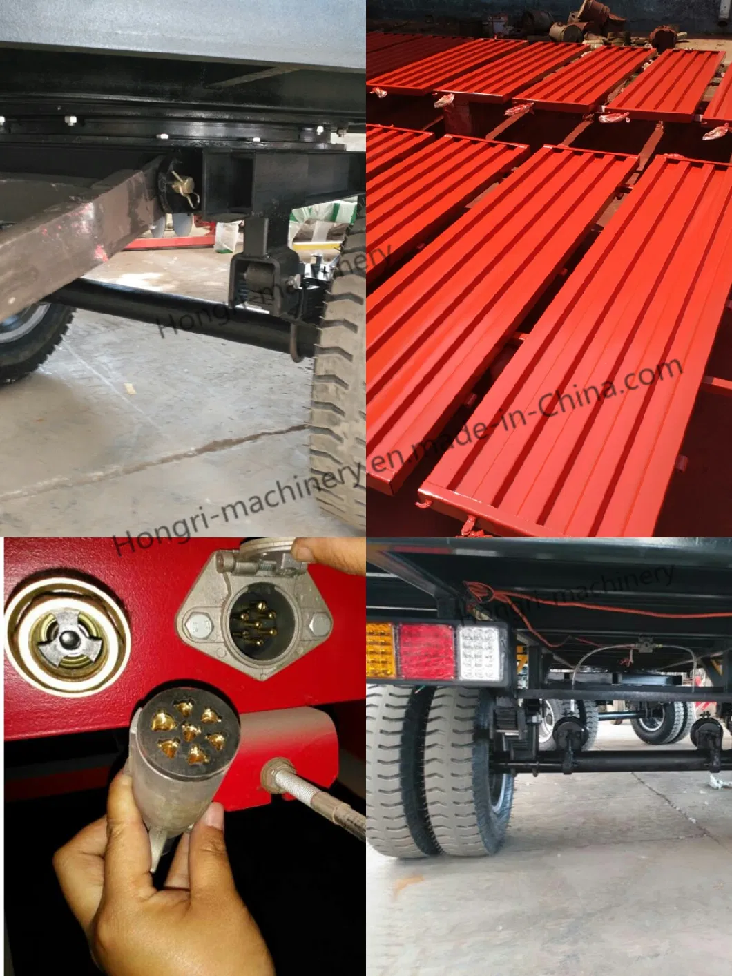 7c Tractor Farm Hydraulic Dump Usage Tipping Trailer