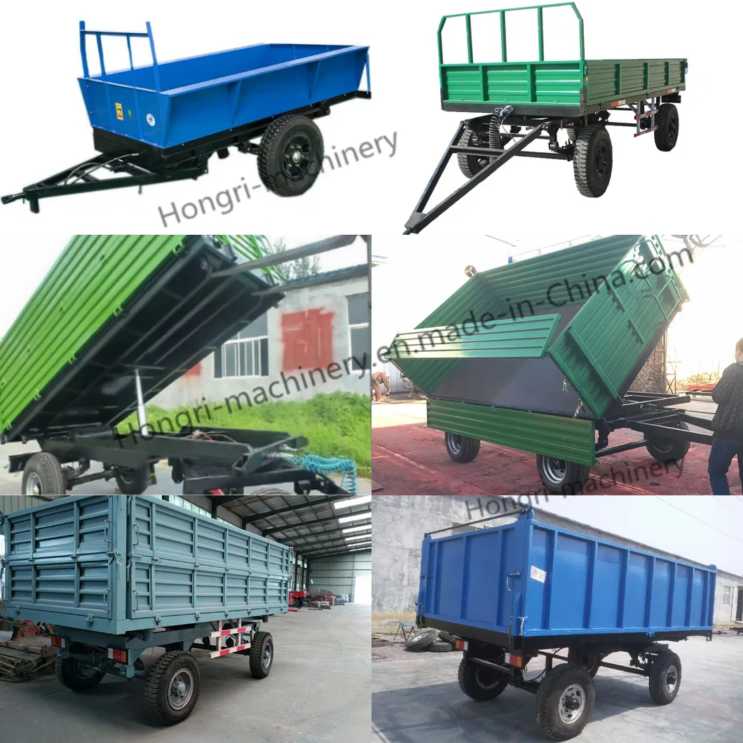 7c Tractor Farm Hydraulic Dump Usage Tipping Trailer