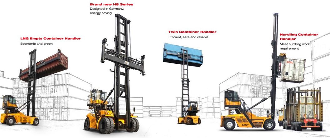 8 Ton Empty Container Air Handler Forklift with Discount Price (SDCY80K7GC)