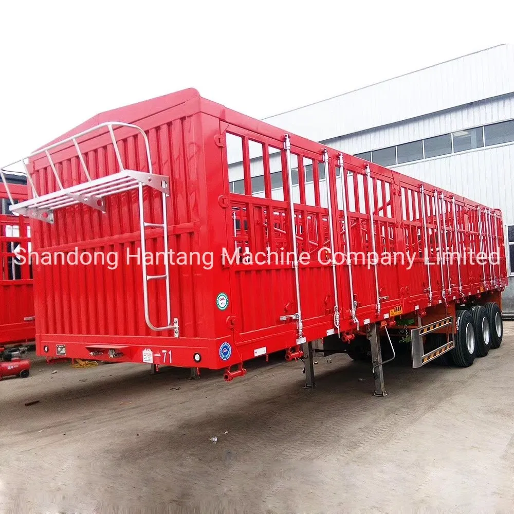 8X4 12 Wheeler Van Lorry/ Flatbed Cargo Warehouse Fence Trailer