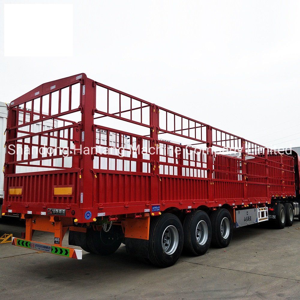 8X4 12 Wheeler Van Lorry/ Flatbed Cargo Warehouse Fence Trailer