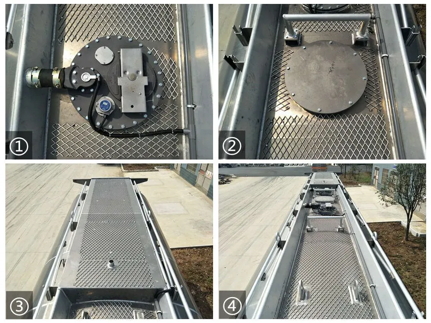 8X4 Fuel Truck 45000L Fuel Tanker Aluminum Fuel Tanker Trailer Saudi