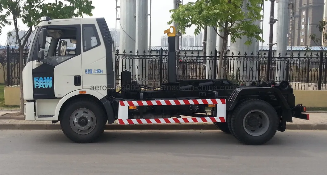 Aerosun 8cbm Cgj5124zxxe5 FAW Arm Type Detachable Container Garbage Compactor Garbage Truck