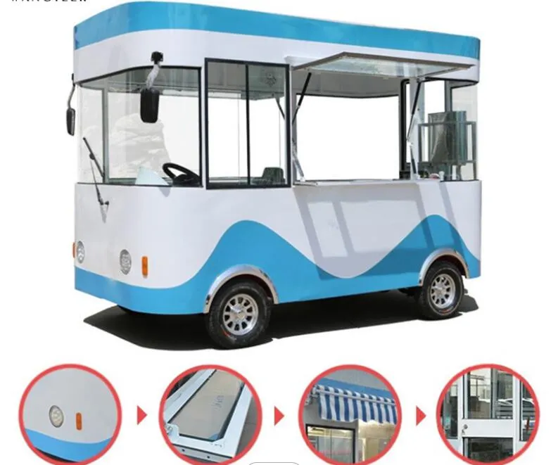 Airstream Mobile Kitchen Foodtruck Carros De Comida Rapida Fast Food Truck Food Truck for Sale Europe