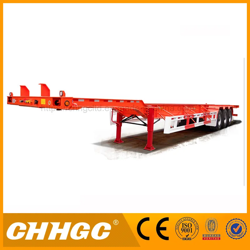 Aluminium Steel Skeleton Semi Trailer