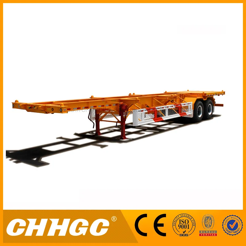 Aluminium Steel Skeleton Semi Trailer