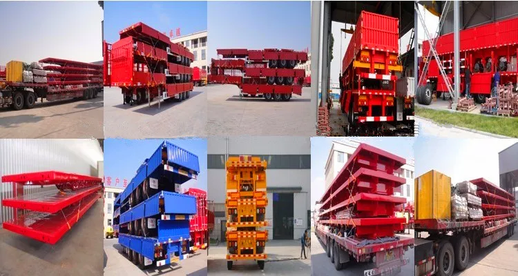 Aluminium Steel Skeleton Semi Trailer