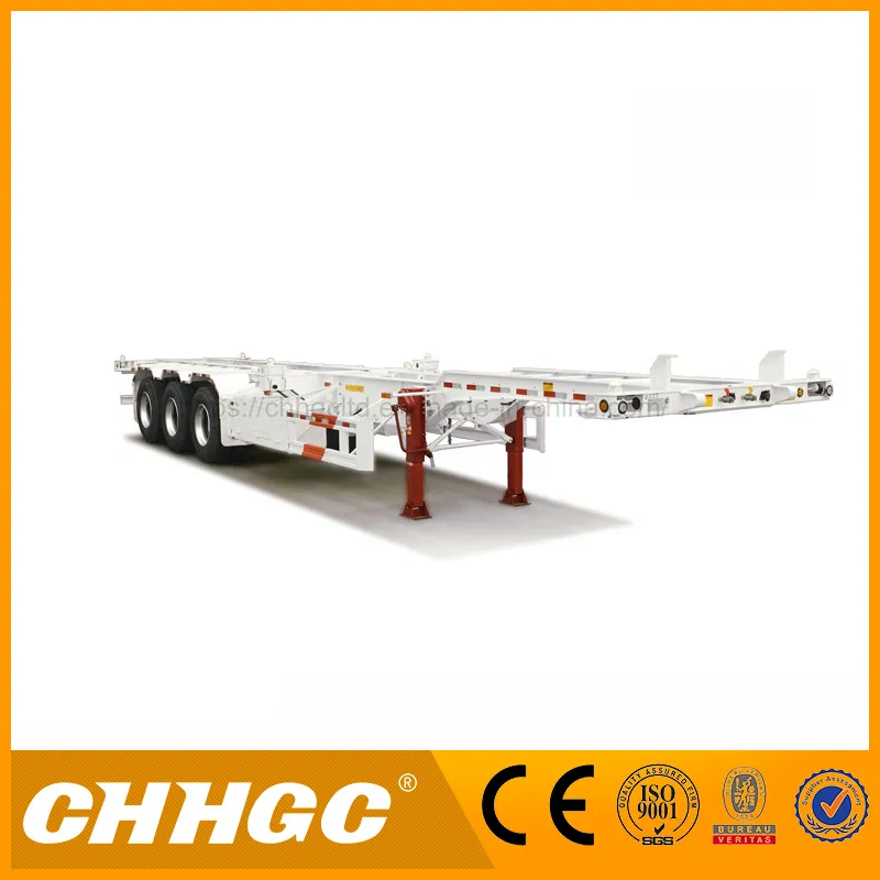 Aluminium Steel Skeleton Semi Trailer