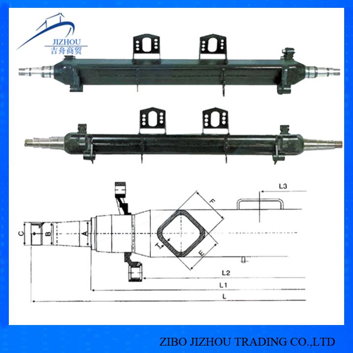 American Type Axle Beam Assembly