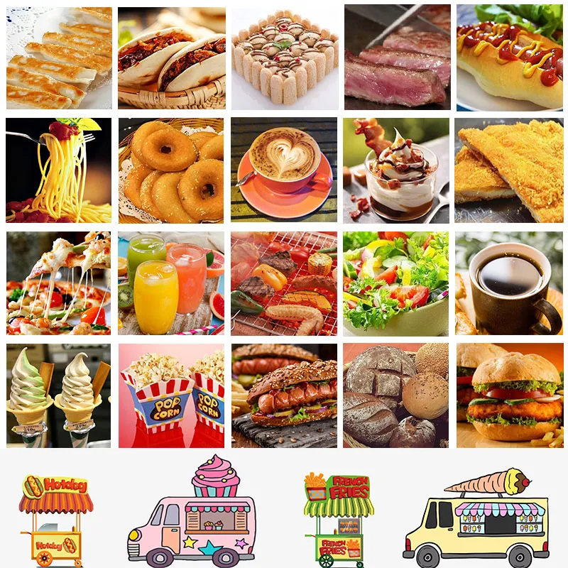 Australian Pop Hot Sales Mobile Street Kitchen Food Trailer