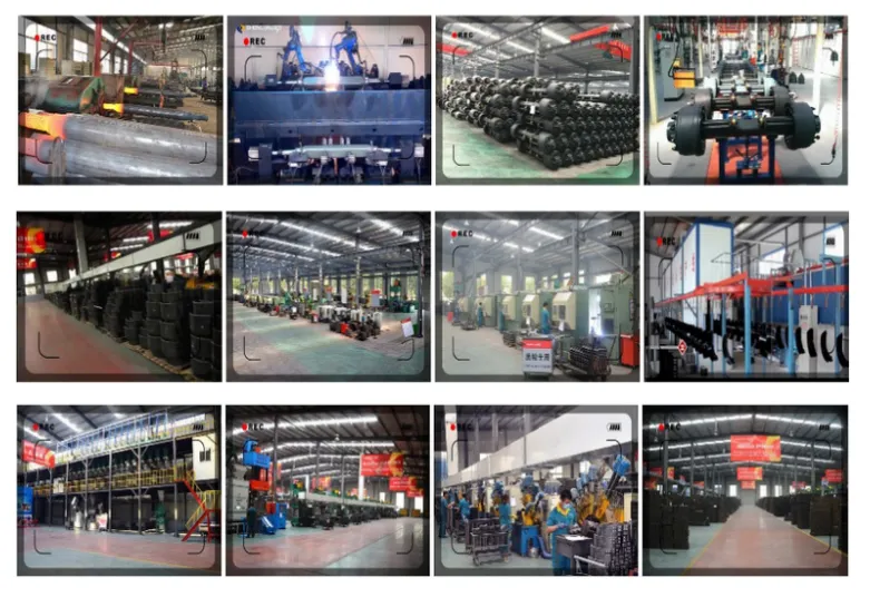 Auto Parts Manufacturer 12t/13t Air Spring Type Air Suspension for Semi Trailer