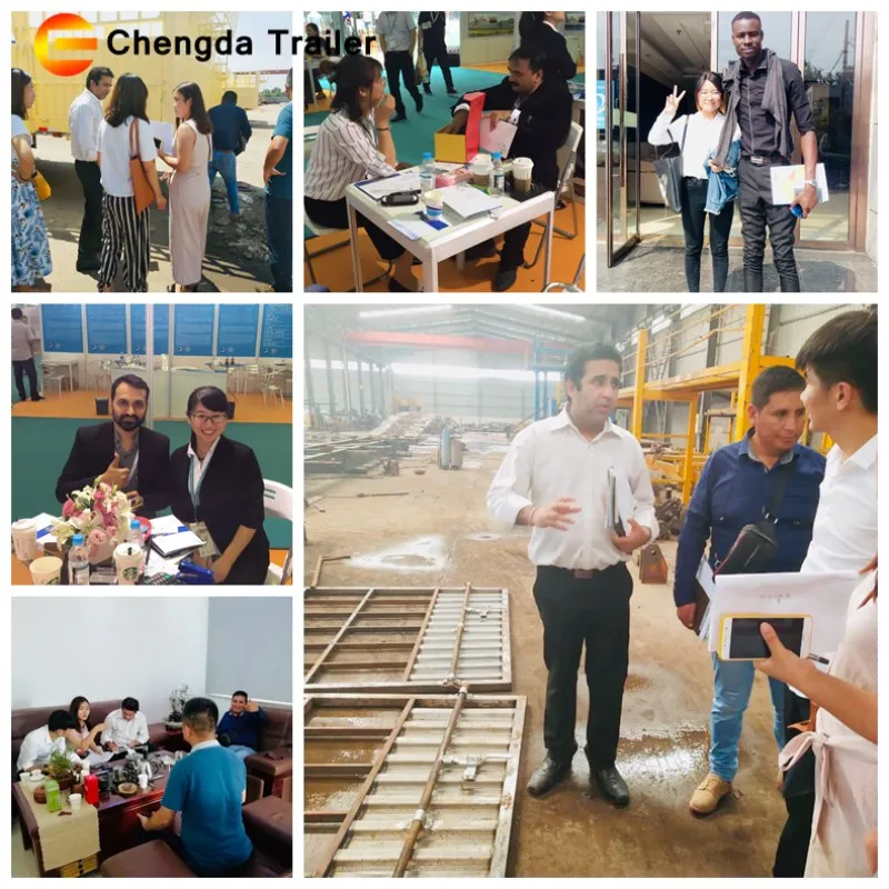 Best Quality Promotional Aluminum Container Skeleton Semi Trailer for Shipping Container