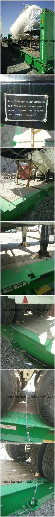 Bulk Trailer Anti-Corrosion, Heavy Duty Trailer, 30- 60cbm Dry Cement Semi Trailer