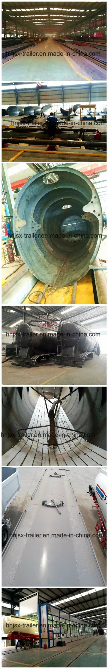 Bulk Trailer Anti-Corrosion, Heavy Duty Trailer, 30- 60cbm Dry Cement Semi Trailer