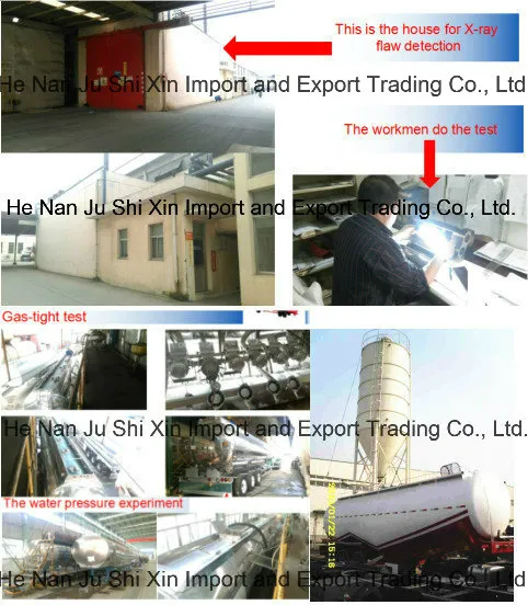 Bulk Trailer Anti-Corrosion, Heavy Duty Trailer, 30- 60cbm Dry Cement Semi Trailer