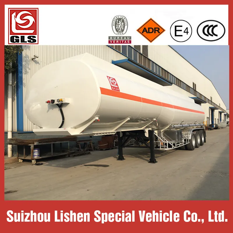 Carbon Steel 50cbm Oil Tank Fuel Tanker Semi Trailer 50000L Tanker Storage