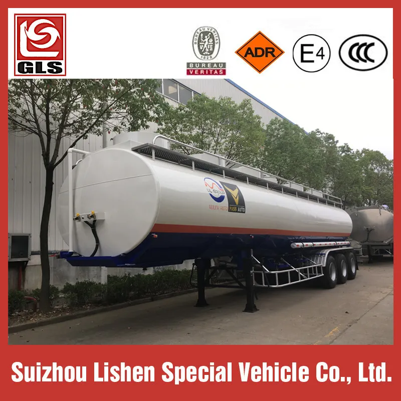 Carbon Steel Petrol/Gasoline/Diesel/Lubricant/Engine Oil/Fuel Trailer Tanker Crude Oil Truck Tractor Semi Trailer