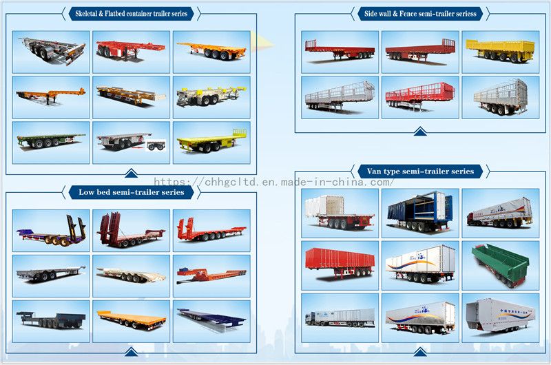 CCC ISO Approved Light Duty Box Fence Cargo Truck Semi Trailers