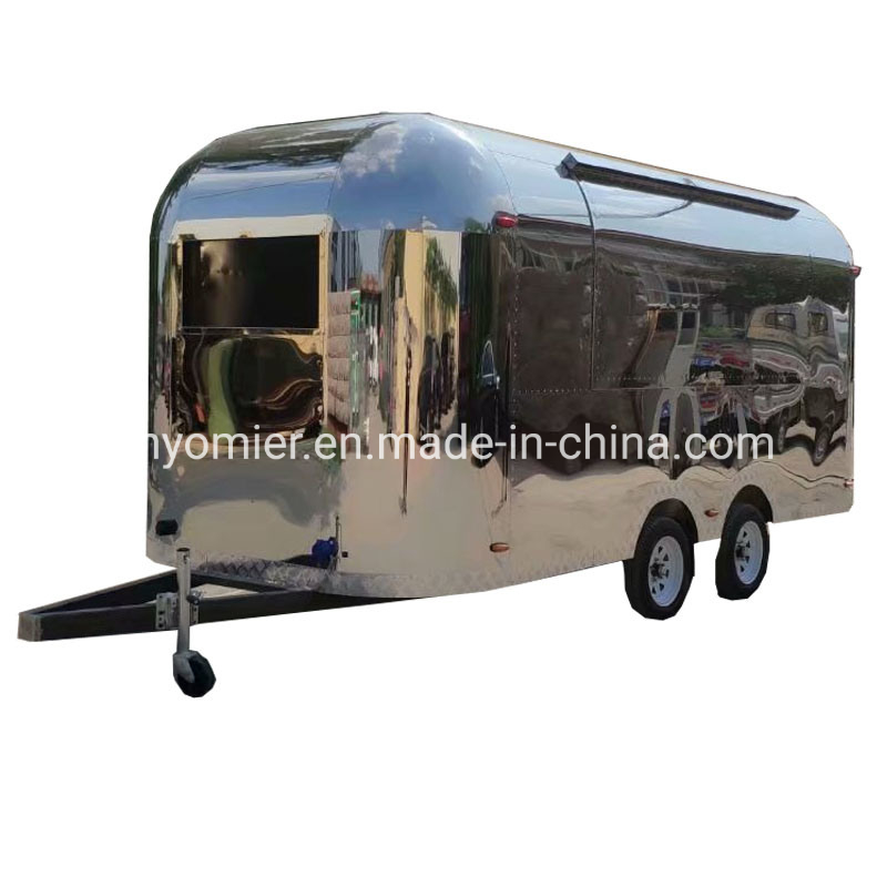CE Approval Stainless Steel Ice Cream Vending Pizza Food Truck