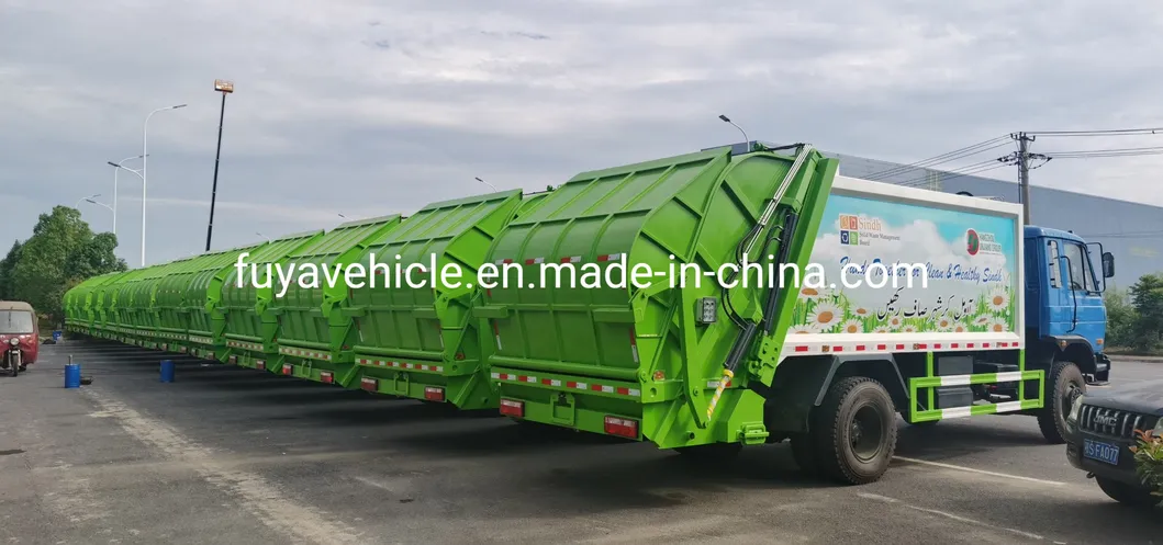 Cheap Price China Dongfeng 4X2 LHD Rhd Compactor Garbage Truck 12m3 14m3 16m3 18m3 Garbage Collection Compression Truck
