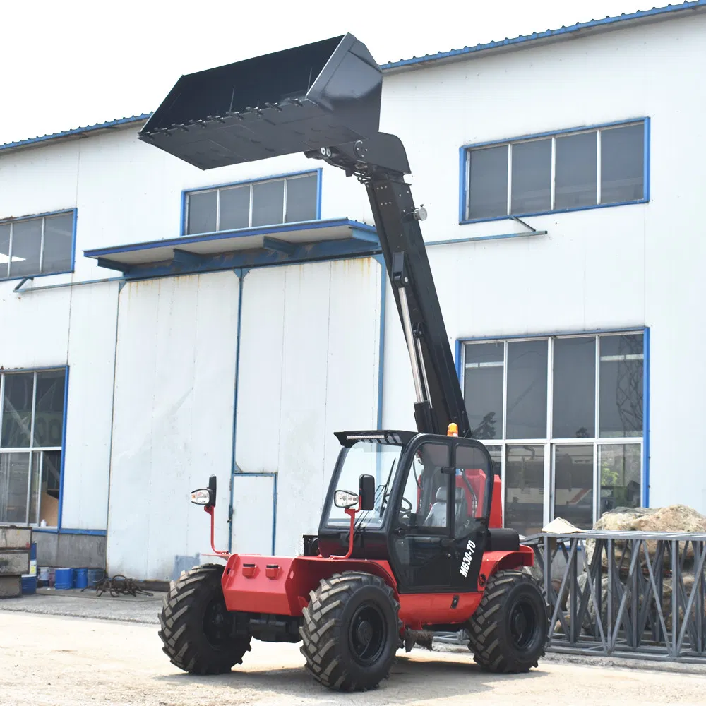 Chicken Farm Building Machinery Manitou 4X4 Forklift Telehandler