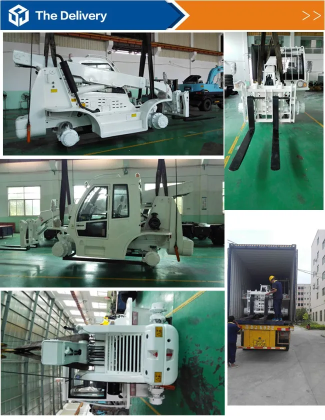 China 2.5t 4X4wd Heavy Duty Telehandler with Cummins Engine